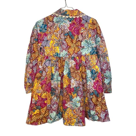 Kiki Vargas Patterned Babydoll Top - Picture 2 of 10